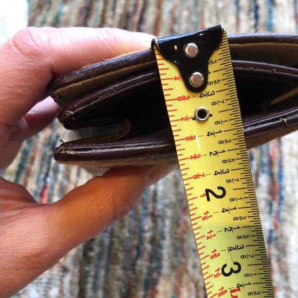 Vintage Cow Hide & Leather Wallet - Picture 12 of 14